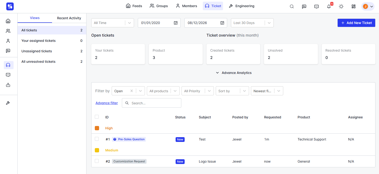 Support Ticketing System Support Ticketing System