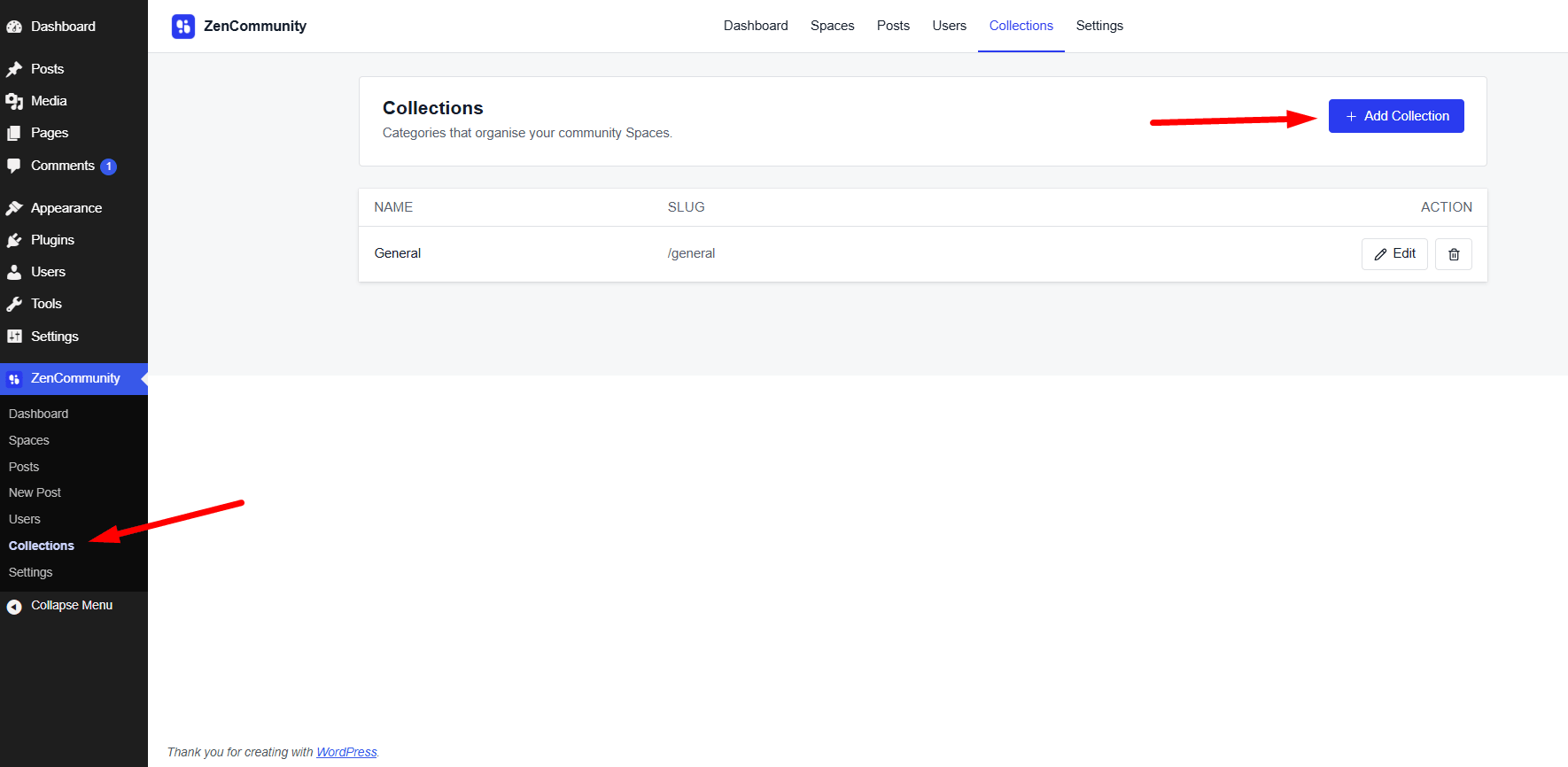 Create a Collection and Manage Create a Collection and Manage