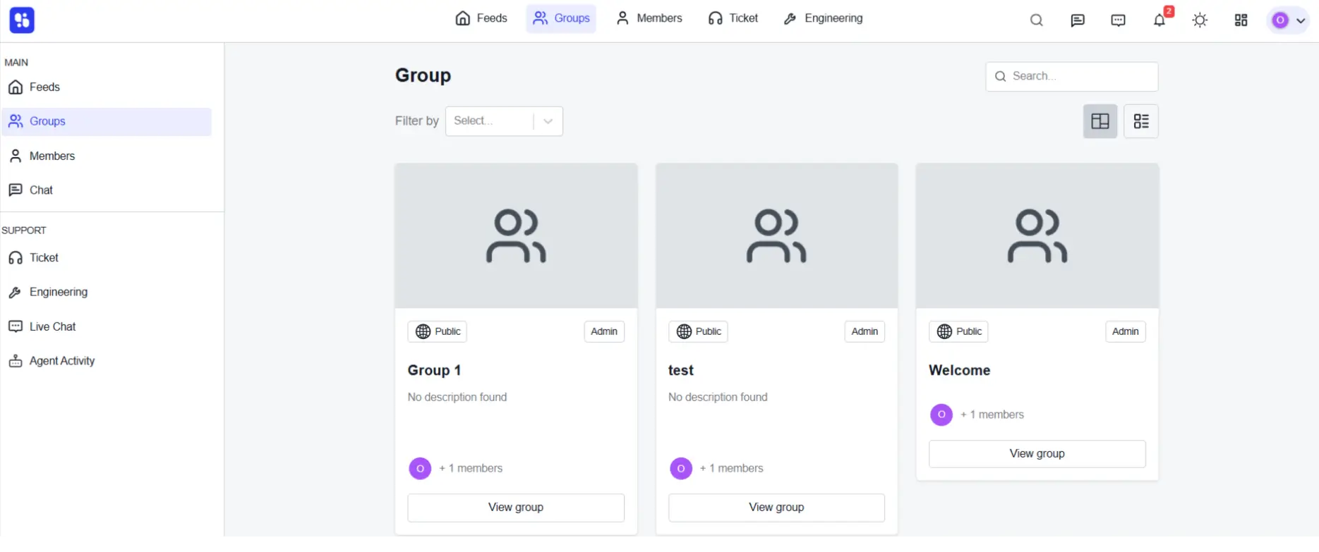 group list group list