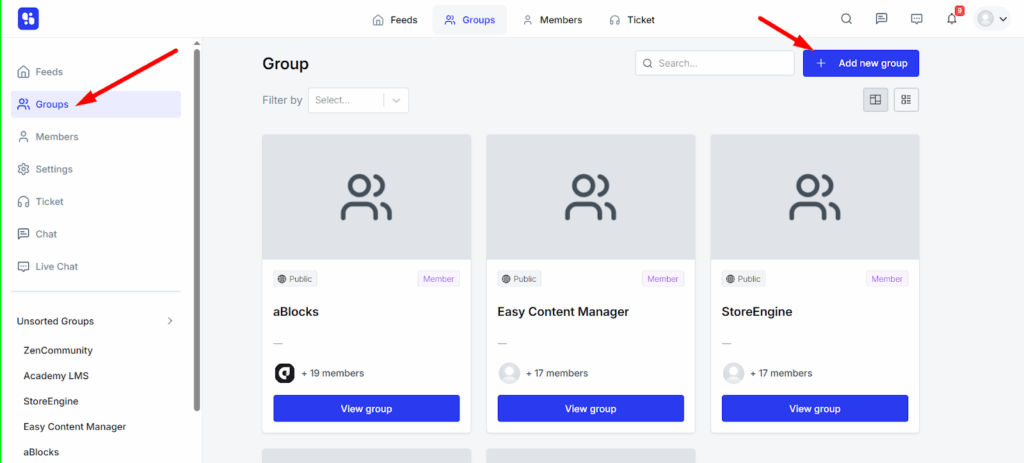 Create Your First Community Group