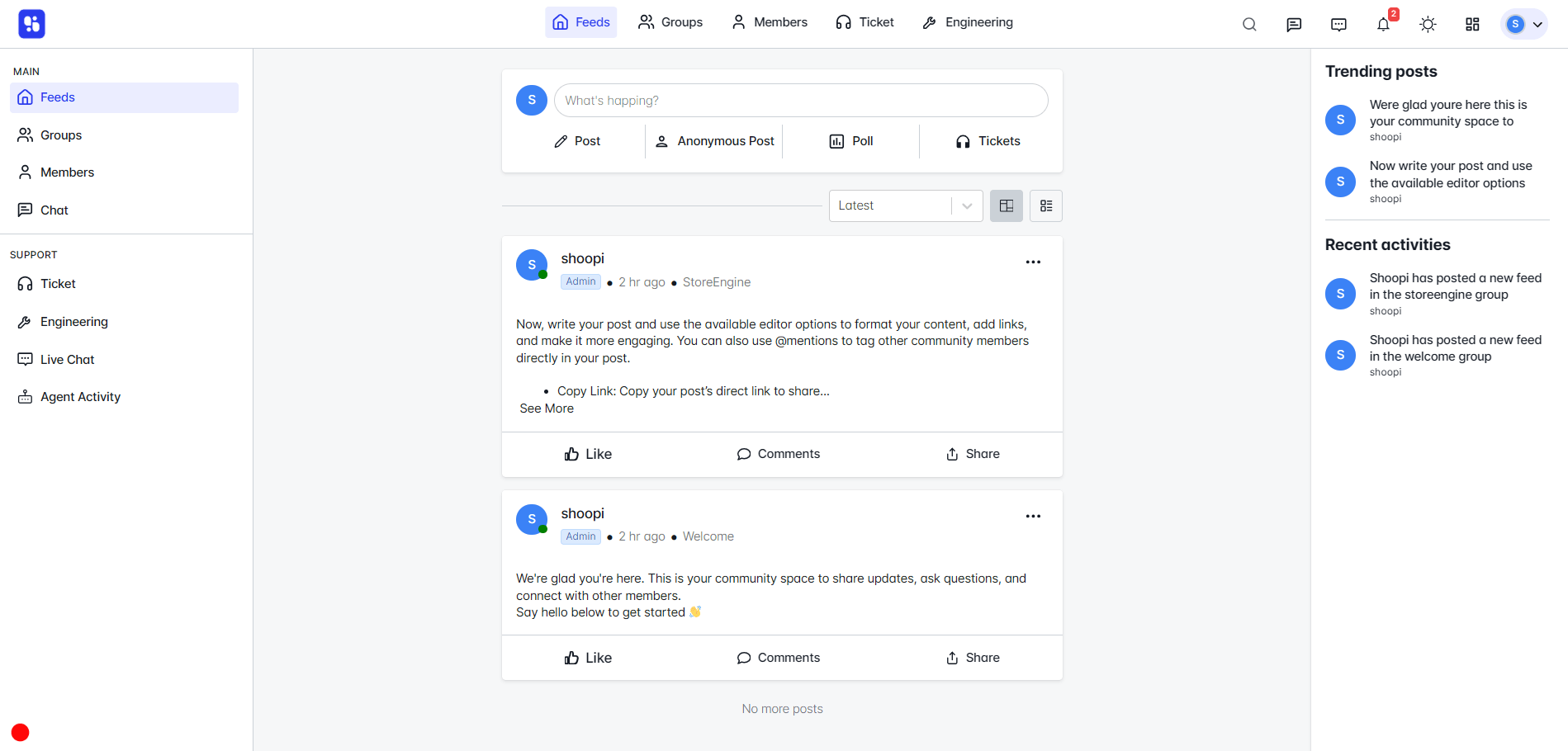 zencommunity group post