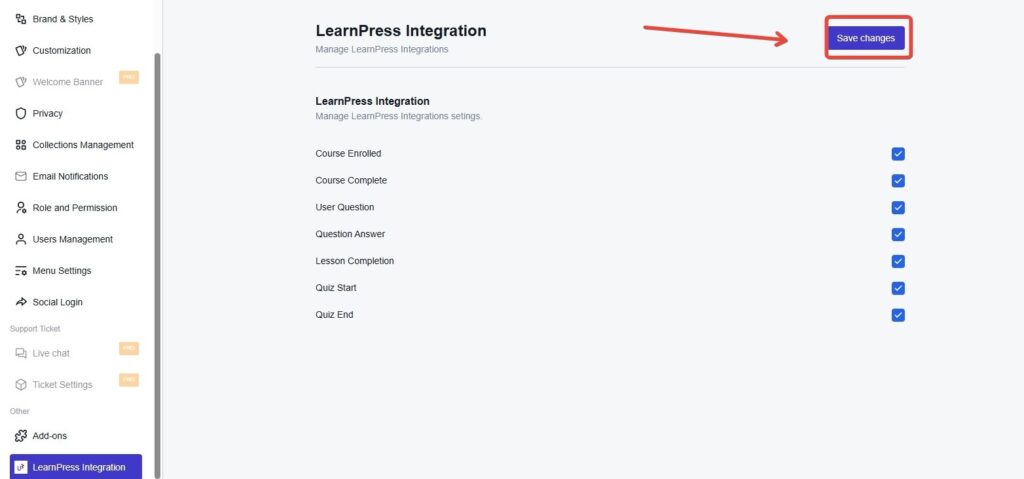 LearnPress integration