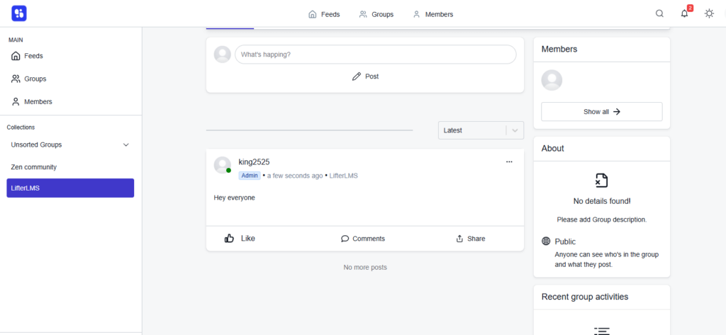 community post