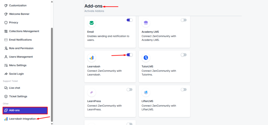 LearnDash add-ons