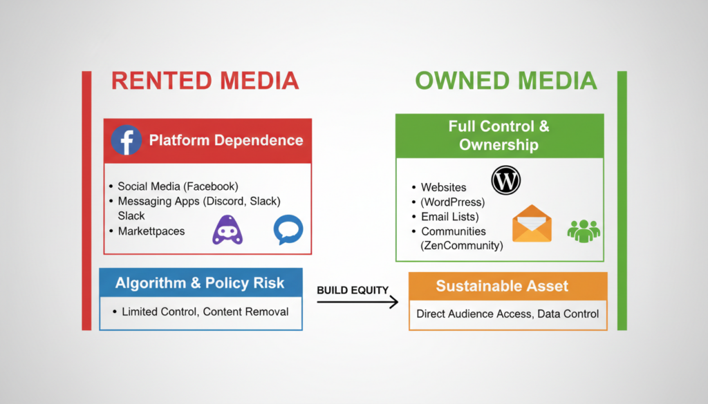 Owned vs. Rented Media