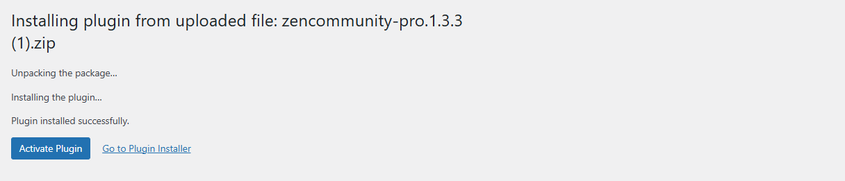 activate plugin activate plugin