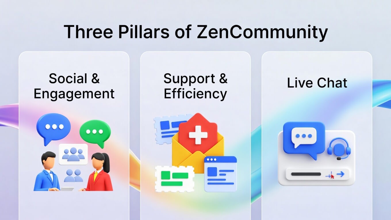 ZenCommunity Three Pillars ZenCommunity Three Pillars