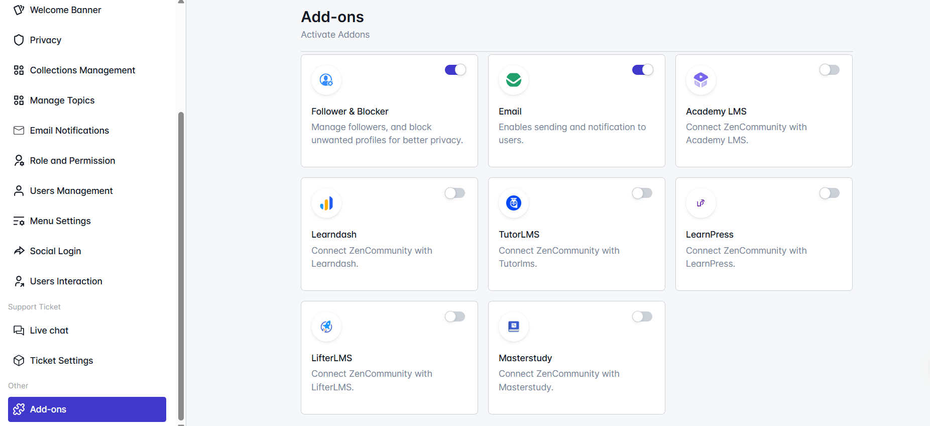 Add-ons