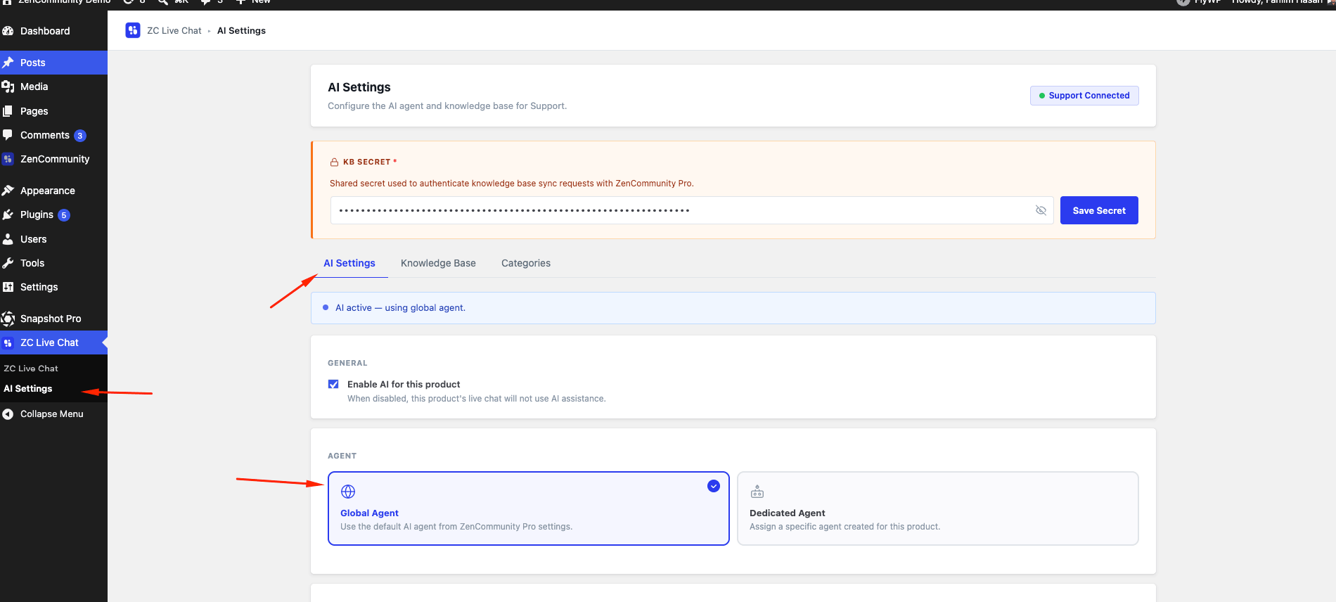 AI Knowledge Base Sync Progress and Completion Status AI Knowledge Base Sync Progress and Completion Status