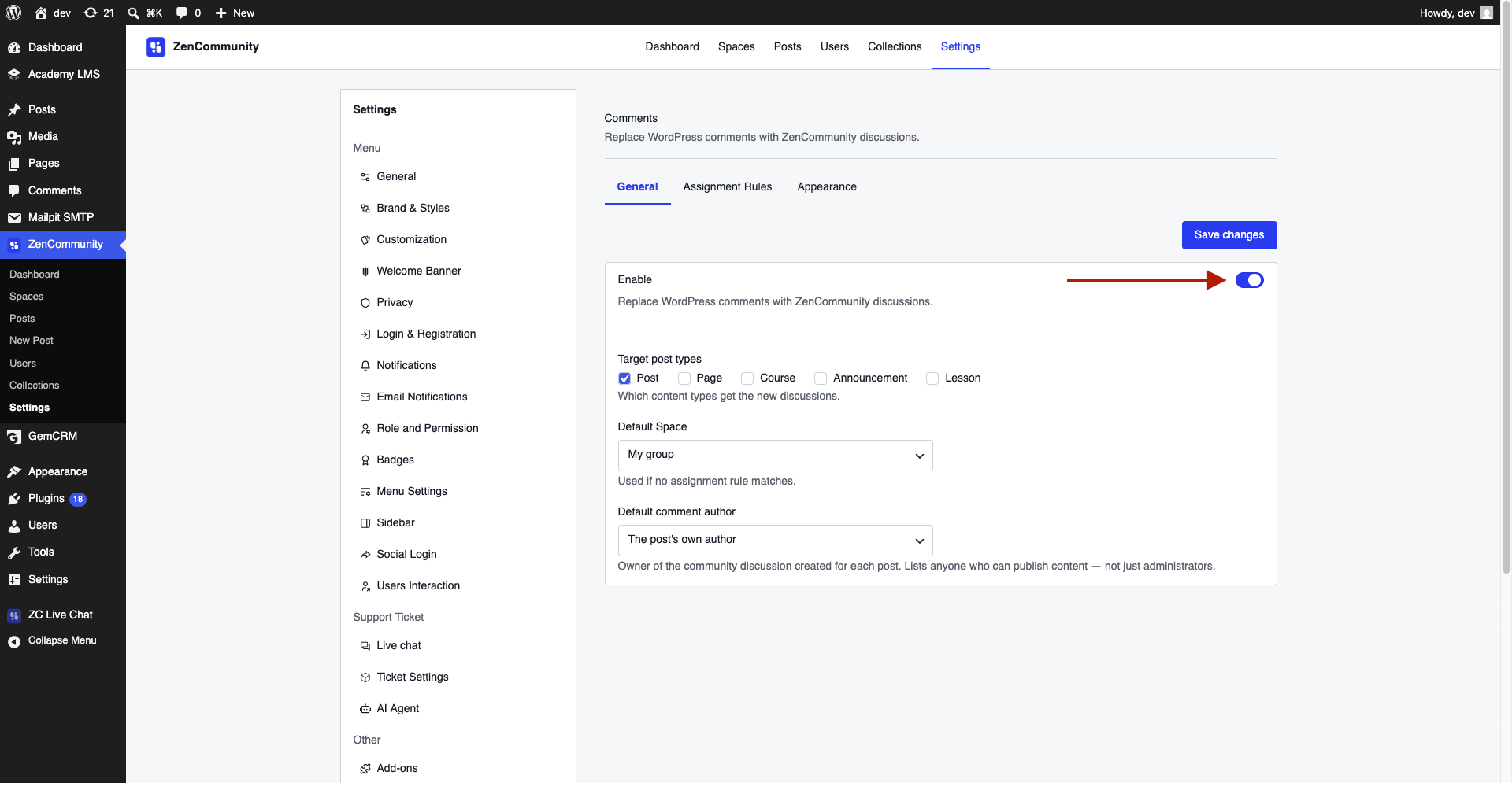 Configure ZenCommunity Comments Assignment Rules Configure ZenCommunity Comments Assignment Rules
